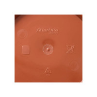 Горшок для растений Martika Фелиция терракотовый, 0.4л, диам. 105 мм, с поддоном С101Т