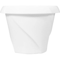 Кашпо Martika Флориана с поддонником, 0.7 л, диам. 135 мм, белое С384БEЛ С384БЕЛ