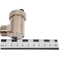 Воздухоотводчик Rvc 1/2 автоматический, никелированный, угловой 11914