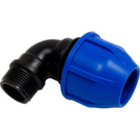 ПНД Отвод Rvc наружная резьба 25x3/4 UNIO/ 12575