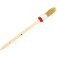 Круглая кисть 888 №2 натуральная щетина, пластиковая оправка ø20 мм 100026