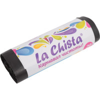 Мешки для мусора Lachista 60 л/20 шт черные прочные 870102