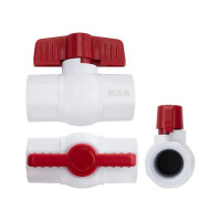 Кран шаровой мак с резьбой из абс-пластика Санакс 3/4 вн/вн 472