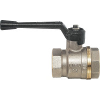 Шаровой кран БАЗ 11Б27п1 DN20 вр/вр рычаг никель PN40 серия Standart БАЗ.А30.0.20.НГ.40.Н