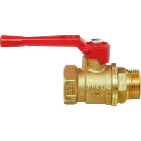 Шаровой кран БАЗ 11Б27п1 DN15 вр/нр рычаг PN40 серия Standart БАЗ.А31.0.15.НГ.40