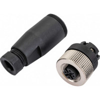 Соединитель клеммный, Розетка, Прямой с клеммником, Пластик 4-PINIP67 250 AC/DC NO/NC ТЕКО CS S254R-3 (PG7) 07-00034322