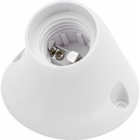 Патрон-стойка ООО "ОПТИКОМ ЭЛЕКТРИК" Е27 белый наклонный 8600.0227