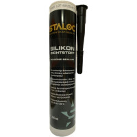 Силиконовый герметик STALOC silicone oil resistant black маслостойкий, черный, 300 мл 104409030