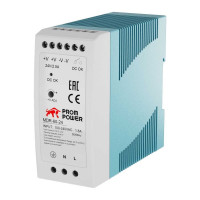 Источник питания Prompower mdr-60-24, на выходе 24 В DC, 2.5 а, 60 Вт. входное 85-264 В AC (120-370 В DC) MDR6024