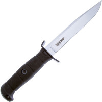 Тактический нож Kizlyar Supreme Vector сталь AUS-8 Stonewash рукоять из черного кратона 4610094293040