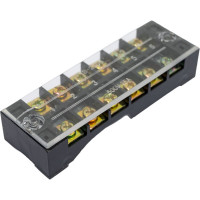 Клеммная винтовая колодка Pro Legend с крышкой, 12 контактов, М4, 25 А, 600 В, 10 AWG, 6 мм2 PL3837