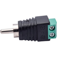 Разъем RCA папа Pro Legend с клеммной колодкой PL2384