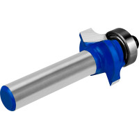 Фреза кромочная калевочная с подшипником 12.7 мм, хв-к 8 мм, d-20 мм, h-8 мм, b-3.5 мм, r-3.96 мм, l-52.5 мм vertextools 3514-080820