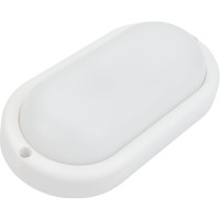 Настенно-потолочный светодиодный светильник для ЖКХ КОСМОС 10Вт 6500K 900Лм IP65 овал, KOC_DPO10WO1.64K