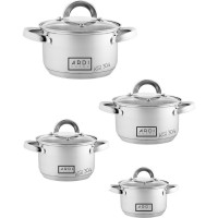 Набор кастрюль ARDI Kuche из нержавеющей стали 8 предметов AR-812 2 00-00014784