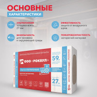 Звукопоглощающая плита RWL АКУСТИК БАТТС Ультратонкий 27 мм 236227
