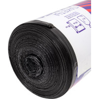Мешки для мусора 60 л, 60x80 см, 25 мкм, 50 шт/рул Джамбо 113202