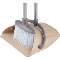 Набор для уборки Рыжий кот broom: совок откидной и щетка 105806