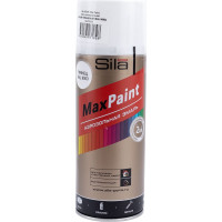 Универсальная аэрозольная эмаль Sila home max paint белый глянцевый ral 9003, 520 мл 00-00004726 SILP9003