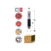 Фреза обгонная 6.35х25 мм, s=6 мм WOODWORK 905.6326.06