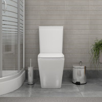 Унитаз напольный безободковый Teymi Helmi, сиденье микролифт T40308 ЦБ-00267918