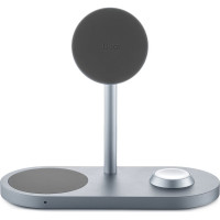 Беспроводное зарядное устройство uBear Stage Pro, 3-в-1, MagSafe совместимое WL07SG31-AD