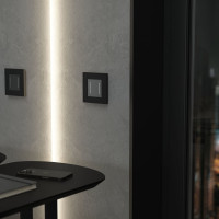 Рамка WERKEL на 1 пост slab (черный матовый) a062799