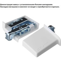 Навес GTV регулируемый, левый+правый, оцинкованный, без заглушек ZK-FORZA-ZAW-KPL