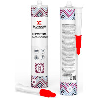 Акриловый герметик ECOROOM AS-14 пароизоляционный, белый, 310мл 224-2-310