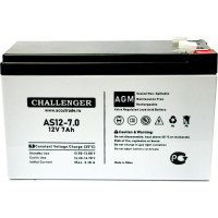 Батарея аккумуляторная 12В, 7Ач CHALLENGER AS12-7.0