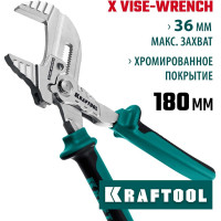 Клещи переставные-гаечный ключ KRAFTOOL Vise-wrench 180 мм 22066