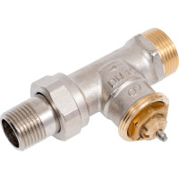 Вентиль OVENTROP серия AV9, проходной, DN-15, 3/4, 1/2, Н ЕК-Н, никелированный 1183847