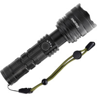 Аккумуляторный светодиодный фонарь Smartbuy cree xhp-90 30вт с системой фокусировки луча, черный SBF-40-K