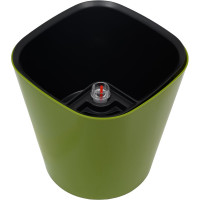 Горшок с автополивом ООО КЗНМ квадратный d21, оливковый, 4.5л 528124