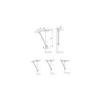 Мебельный газлифт GTV 12 кг PD-G0120-N02