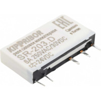 Промежуточное реле KIPPRIBOR sr-203.d 1-конт, 24vdc 79009