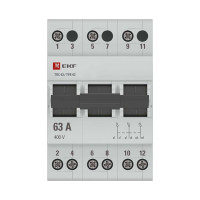 Трехпозиционный переключатель EKF ТПС-63 3P 63А PROxima TPS363