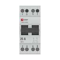 Трехпозиционный переключатель EKF ТПС-63 2P 25А PROxima TPS225