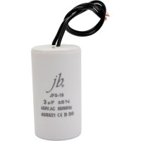 Пусковой конденсатор JB Capacitors 3 мкф, 450 В, 35x65, jfs-18 (гибкие выводы), JFS18A6305J000000B-77