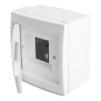 Настенный бокс STEKKER EBX50-3/04-20 4 модуля, белый, пластик, серия Standart 49641