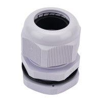 Сальник STEKKER pg25 диаметр проводника 16-21 мм , ip54, серый (diy упаковка 2 шт), 49381