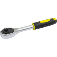 Трещотка реверсивная WMC TOOLS с резиновой ручкой 1/4" WMC-80222(52705)