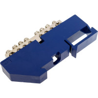 Шина IEK n "ноль" на din-изоляторе с никелевым покрытием шни-6x9-8-д-с YNN10-08-D-K07-N