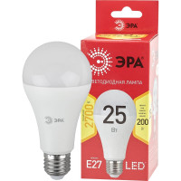 Светодиодная лампочка ЭРА RED LINE LED A6525W827E27 R Е27 / E27 25 Вт груша теплый белый свет Б0048009