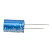 Электролитический конденсатор JB Capacitors 1000мкФ, 35В, -55/105C, 13x20мм, JRB1V102M05001300200000BST-111