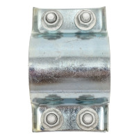 Ремонтный хомут АТКА оцинкованный, 2-составной, ду40, l=65 мм, 4 болта 1001010105