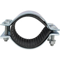 Ремонтный хомут АТКА оцинкованный, 2-составной, ду100, l=103 мм, 4 болта 1001010109