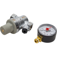 Редуктор давления STI 1/2 с манометром (1-6 бар) ТТ000016405