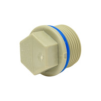 Заглушка LAMMIN резьбовая ppr 3/4" 800/50 (с o-rin) серый Lm31036200000G