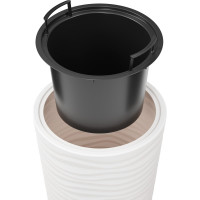 Кашпо ЗПИ «Альтернатива» "Оазис" 43л, со вставкой, 10л, белый М8078